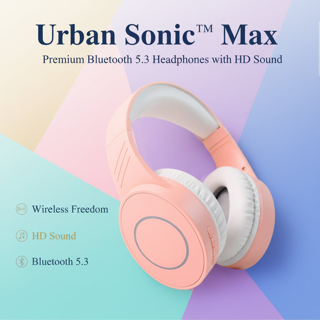 Wireless Over-ear Bluetooth Headphones (Zw-053)