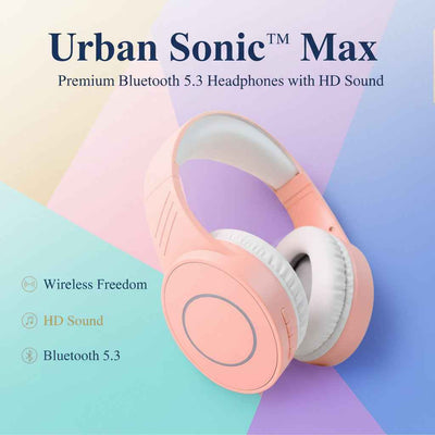 Urban Sonic™ Max Wireless Over-Ear – Premium Bluetooth 5.3 Headphones with HD Sound - Mr Urban Choices