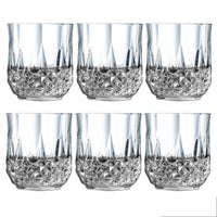 Heavy Unbreakable Stylish Look Fully Transparent Glasses Set 250ml (6pcs) - Mr Urban Choices