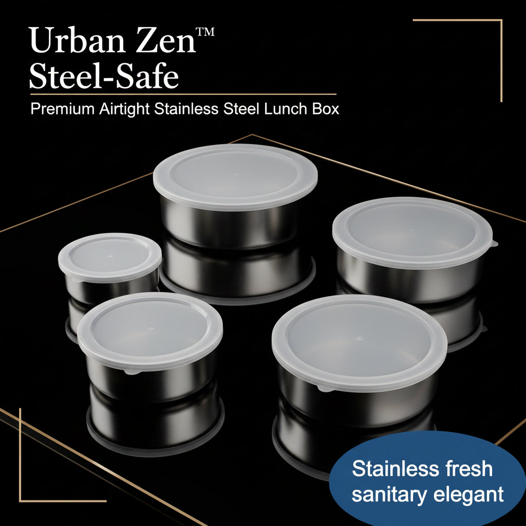 2808 Stainless Steel Food Storage Airtight  Leak Proof Lunch Box