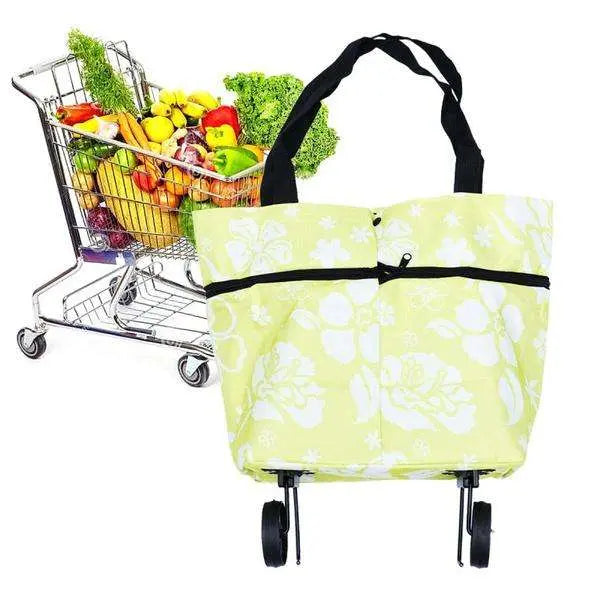 Urban Travel™ Swift-Cart – Foldable Shopping Trolley Bag for Travel & Luggage - Mr Urban Choices