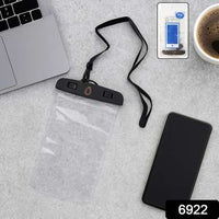 6922 Mobile Cover Pouch Transparent Waterproof Sealed Plastic Smartphone Protective Pouch Coverbag For All Mobile Phones
