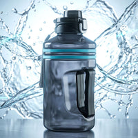 Urban Fit™ Aqua-Square – 1500ml Premium Gallon Water Bottle with Handle - Mr. Urban Choices