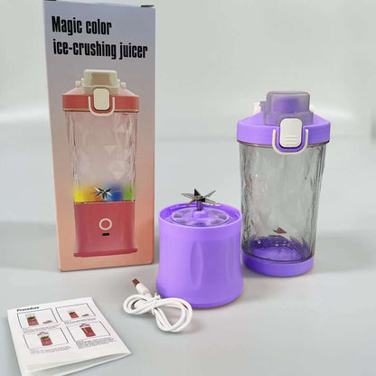 Urban Pulse™ 8-Blade Magic Color Juicer – 600ml High-Power Portable Blender - Mr Urban Choices