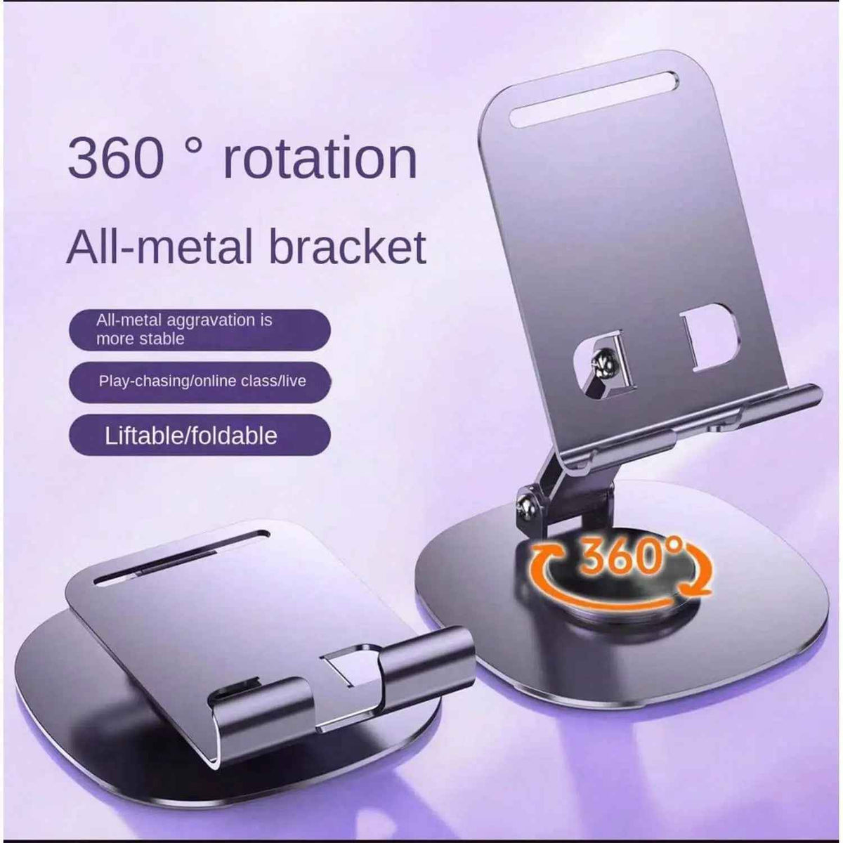 Mobile Stand Foldable  360 Rotatable Mobile Stand (1 Pc)