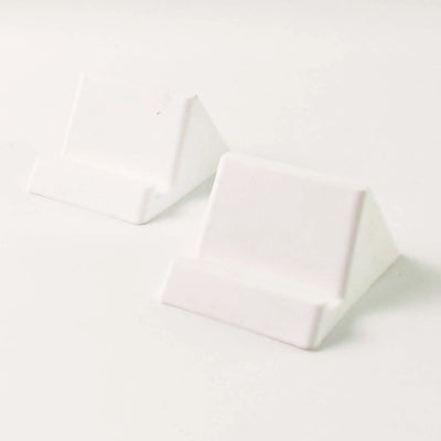 Compact Plastic Mobile Phone Holder Stand (2 Pc  Mix Color)