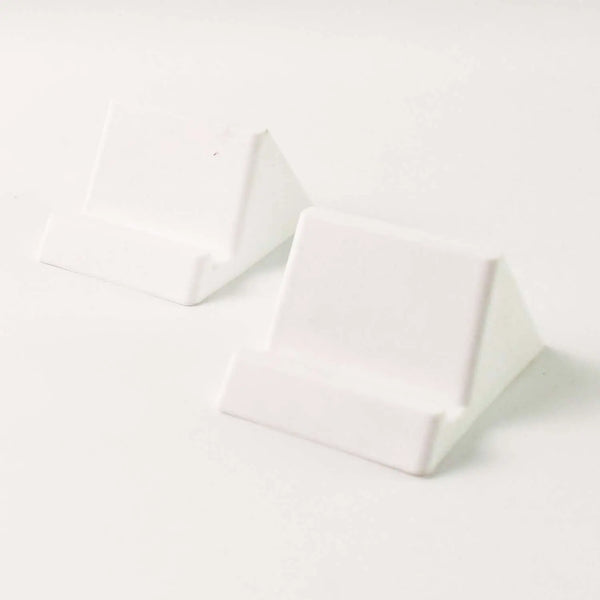 Compact Plastic Mobile Phone Holder Stand (2 Pc  Mix Color)