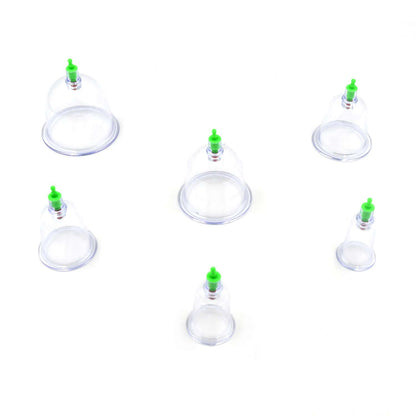 Urban Health™ Cup-Relief Pro – 6 Pcs Professional Vacuum Cupping Therapy Kit - Mr Urban Choices
