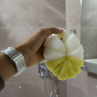 Dual Color Soft Mesh Bath Loofah Body Scrubber (1 Pc)