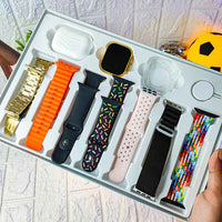 Urban Max™ 10-in-1 Elite Series – Smartwatch with 7 Designer Straps & Pro Earbuds - Mr Urban Choices
