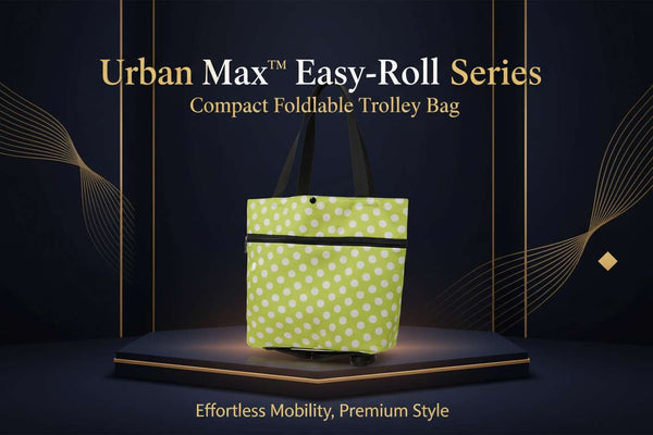 Urban Travel™ Swift-Cart – Foldable Shopping Trolley Bag for Travel & Luggage - Mr Urban Choices