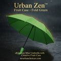 Green Stylish Banana Shaped Mini Foldable Umbrella