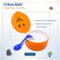 Urban Kids™ Smily Series Lunch Box – Durable All-in-One Travel Meal Box (Pack of 1)