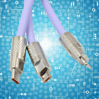 3-in-1 120W Fast Charging Cable – Type-C/Micro/iPhone - Mr Urban Choices