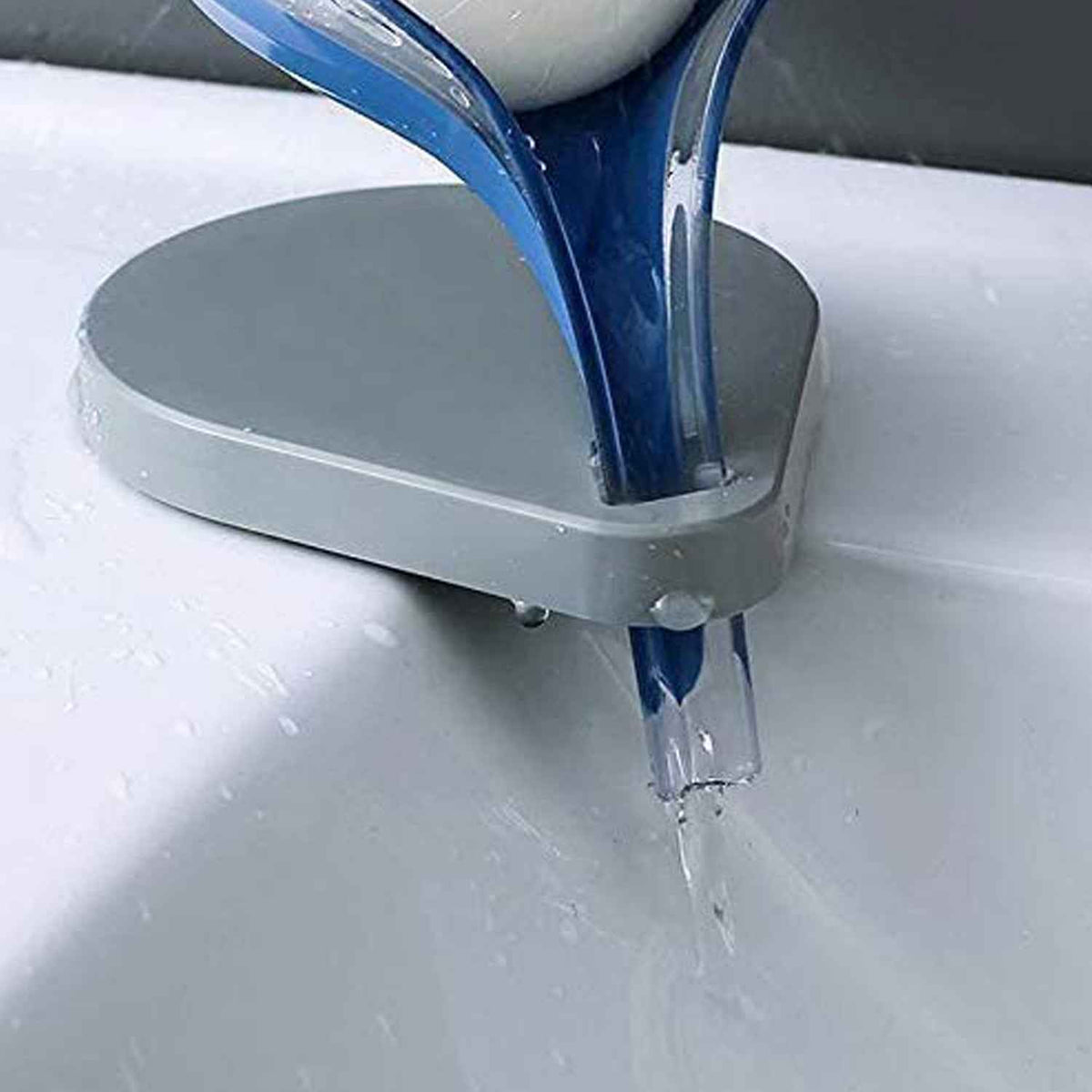 Soap Tray Self Draining Leaf Soap Box Storage Soap Box Rack Leaf Laundry Soap Box With Suction Cup Suitable For Bathroom And Kitchen Plastic Tray Rack (1 Pc) - Mr Urban Choices