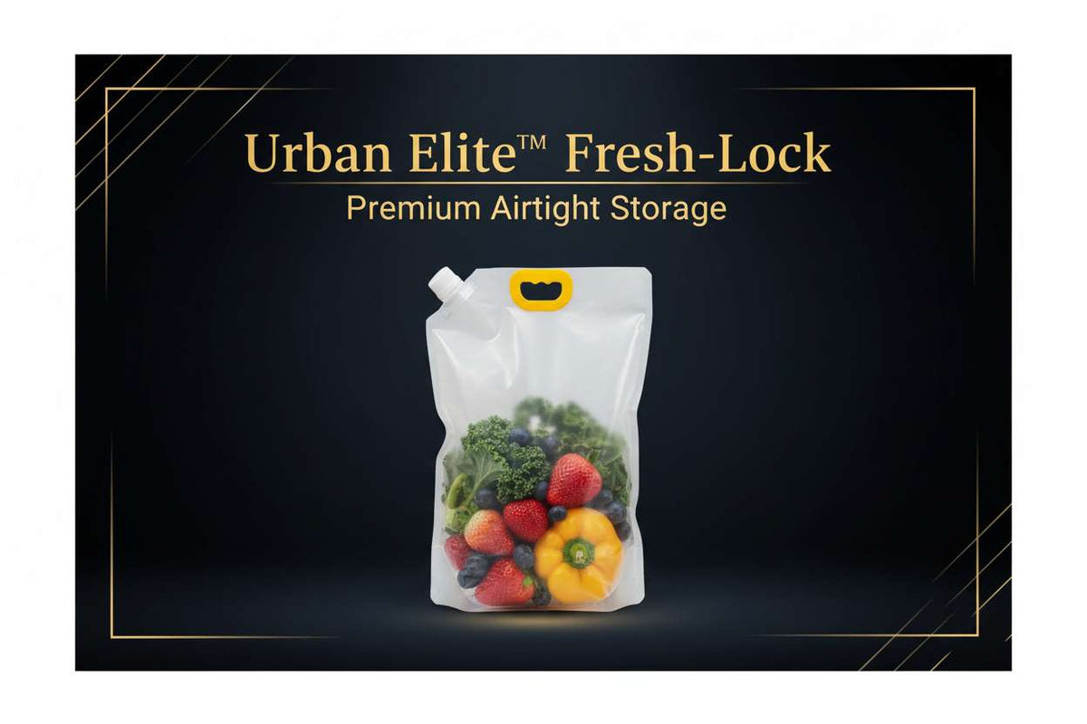 Urban Elite™ Fresh-Lock – Premium Airtight Refrigerator Storage Bag (30x24cm) - Mr Urban Choices