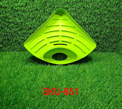 Sink Strainer Basket Corner Kitchen Triangular Multi Functional Drain Shelf - Mr Urban Choices