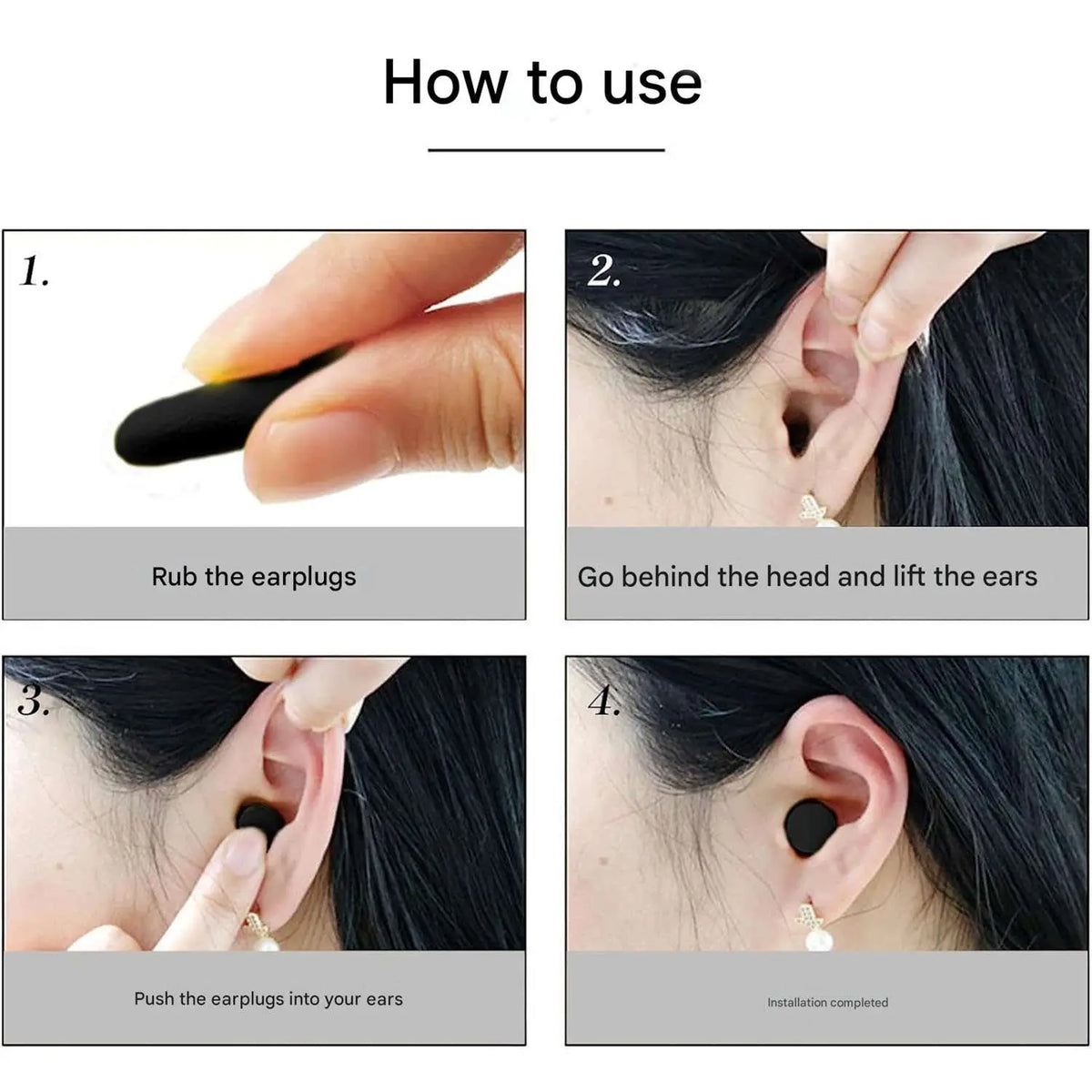 Soft Noise Reduction Ear Plugs (1  Pair)