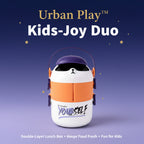 Cute Cartoon Double Layer Lunch Box (1 Pc)