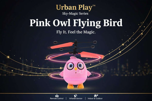 Urban Play™ Sky-Magic Series – Pink Owl Flying Bird with Remote Control - Mr Urban Choices