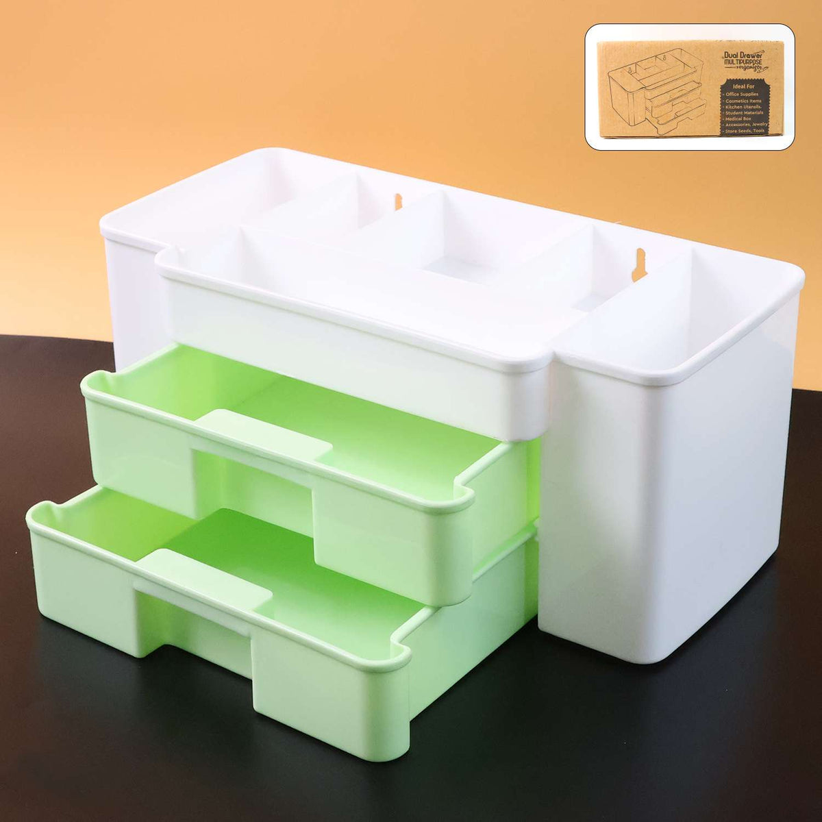 2-layer Desktop Storage Organizer - (1 Pc) - Mr Urban Choices