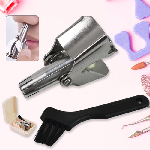 Nose Hair Clipper Stainless Steel Hair Remover (1 Pc  With Brush  Plastic Case) - Mr. Urban Choices