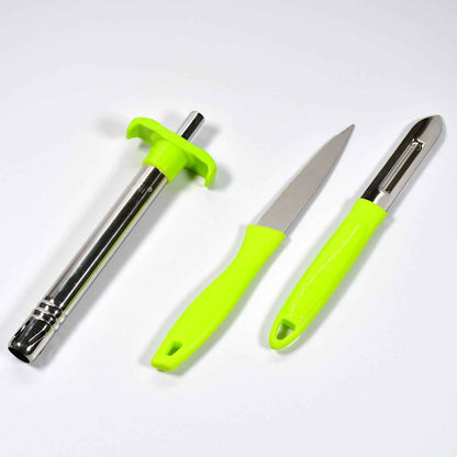 Knife and Peeler - Urban 3pc Lighter Cum Knife And Peeler Set - Mr Urban Choices