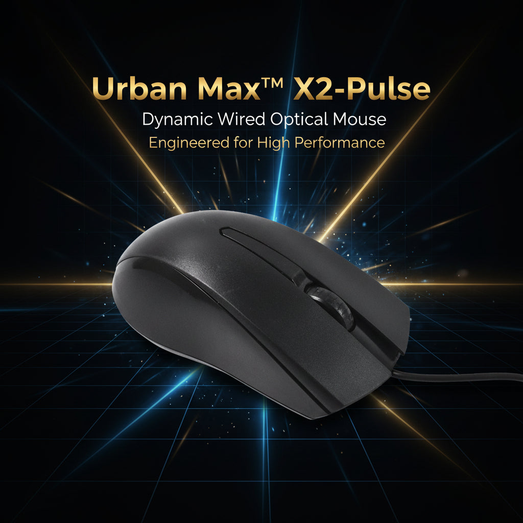 Computer  Laptop Wired Optical Mouse X2 (1 Pc)