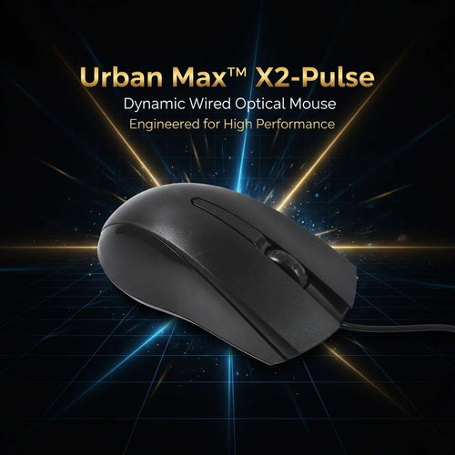 Urban Max™ X2-Pulse – Dynamic Wired Optical Mouse for High Performance - Mr. Urban Choices
