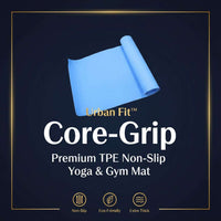 Urban Fit™ Core-Grip – Premium TPE Non-Slip Yoga & Gym Mat - Mr. Urban Choices