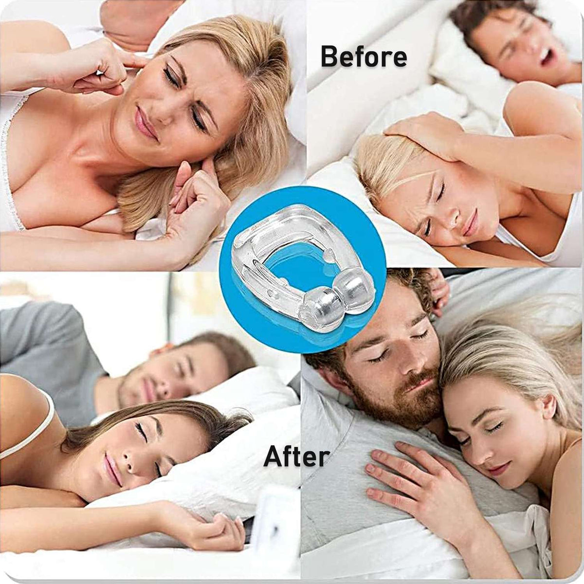 Urban Rest™ Magnetic Snore Stopper – Ultra-Soft Silicone Anti-Snoring Nose Clip - Mr Urban Choices