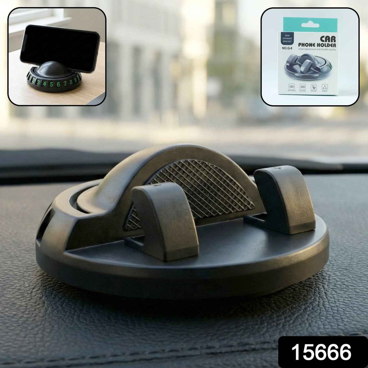 360 Rotating Anti-slip Car Dashboard Mobile Phone Holder (1 Pc) - Mr Urban Choices