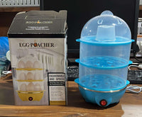 3-Layer Multifunctional Electric Egg Boiler & Steamer - Mr Urban Choices