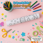 Fun And Educational Coloring Roll (1 Pc)