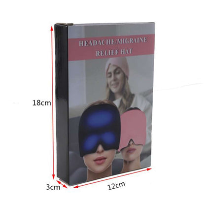Therapeutic Headache Relief Cap – Dual-Use Hot & Cold Mask for Puffy Eyes & Stress - Mr Urban Choices