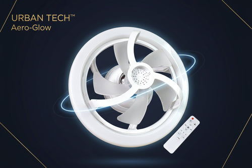 360 Rotation Ceiling Fan Light Smart Fan With Remote Control (1 Pc)