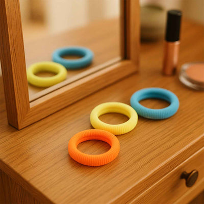 Urban Seamless Soft Hair Elastics - 3 Pc Set - Mr Urban Choices
