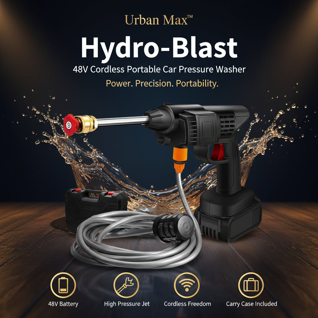 8550 48v Car Washing Kit Portable Pressure Washer With Rechargeable  Cordless Pressure Washer Gun  Handheld Pressure Washer For Car  Car Washer Gun (Type 1- Single Battery)