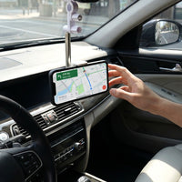 Adjustable Rearview Mirror Car Mobile Phone Holder (1 Pc)