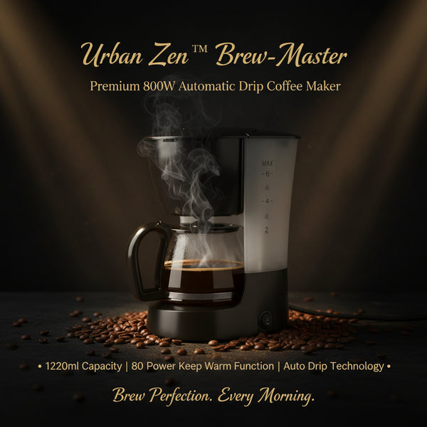Orbit Automatic Drip Coffee Maker - 800w With 1200ml Capacity