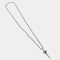 Silver Chain With Gada Pendant  Locket (1 Pc)