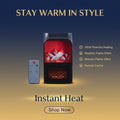 Portable Electric Fireplace Lamp Led Flame Heater (900w  1 Pc)