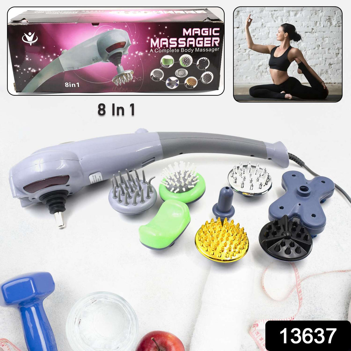 Electric 8 In 1 Full Body Massager Magic Massager (1 Set) - Mr Urban Choices