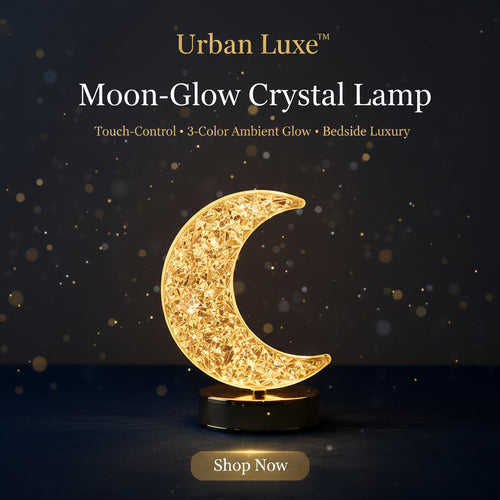 12570 Crystal Table Lamp  Moon Shape Touch Control Lamp With 3 Color  Metal Bedside Lamp For Kids Bedroom Romantic Desktop Nightstand  Stepless Dimming Usb Charging Touch Night Light