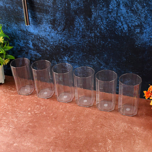 Apex Merino N Glass Unbreakable Plastic Drinking Glass Set (6pc300ml) Approx