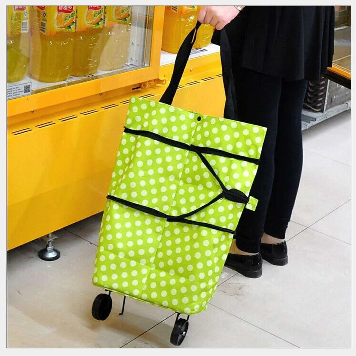 Urban Travel™ Swift-Cart – Foldable Shopping Trolley Bag for Travel & Luggage - Mr Urban Choices