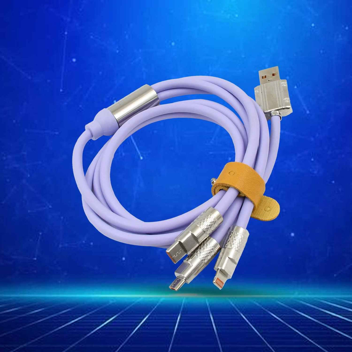 3-in-1 120W Fast Charging Cable – Type-C/Micro/iPhone - Mr Urban Choices