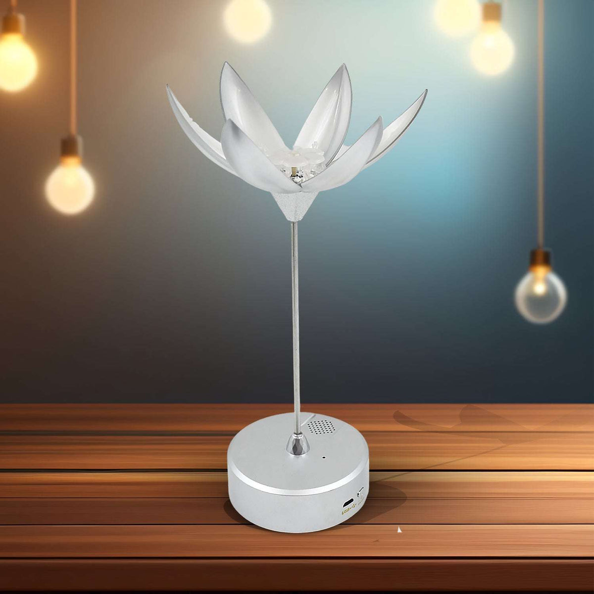 Urban Zen™ Divine Lotus – Touch-Control Blooming Flower Lamp with Music - Mr Urban Choices