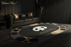Anti-slip Cartoon Panda Printed Bathroom Floor Mat (1 Pc 89 X 59 Cm)