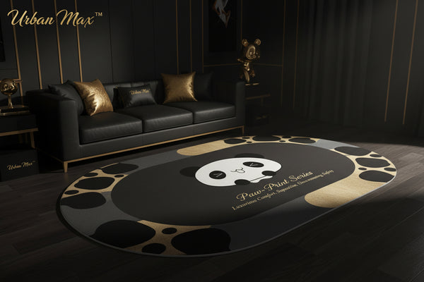 Urban Max™ Paw-Print Series – Large Non-Slip Absorbent Floor Rug
